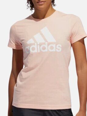 Adidas Women's Regular Fit T-Shirt, Sandy Pink